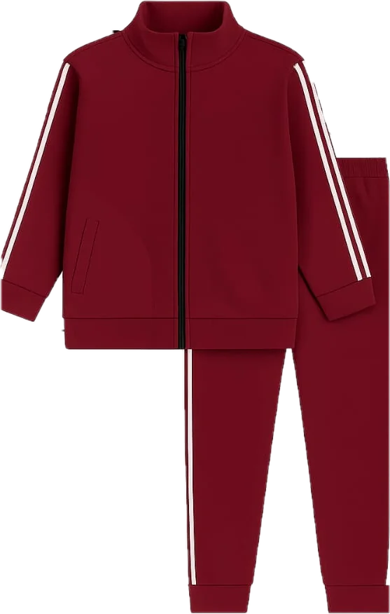 Kids tracksuit, maroon